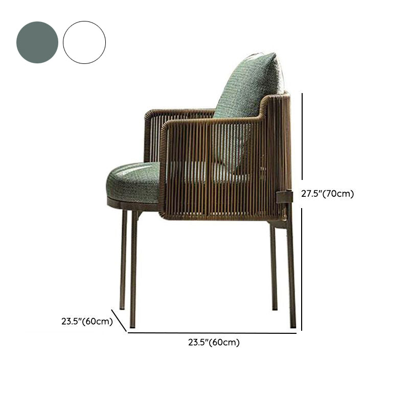 Boho Style 1/6/9 Pcs Patio Dining Table Set Wood Dining Table Set