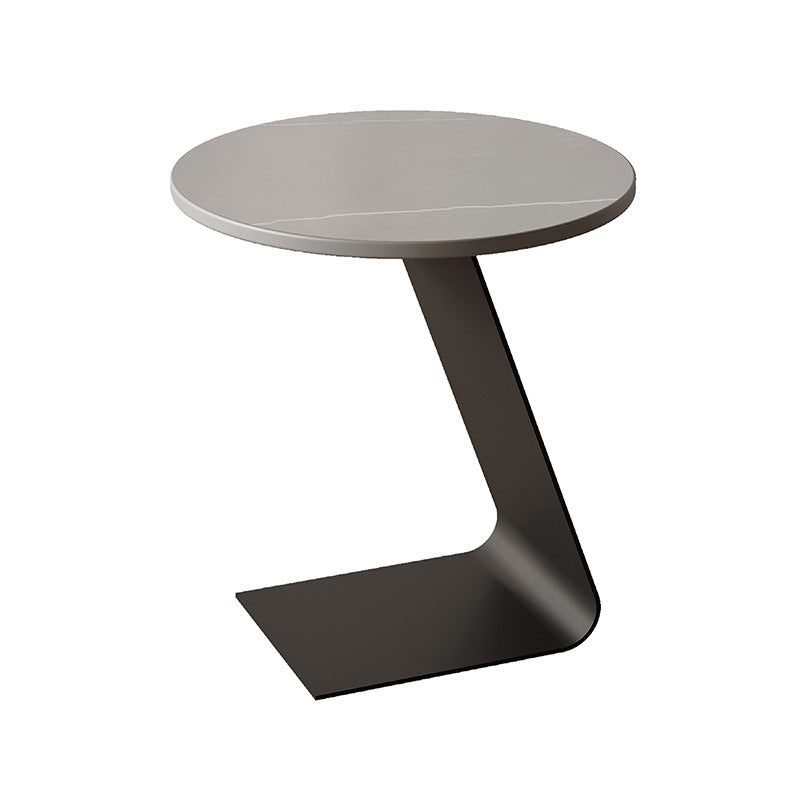 Round Accent Side Table Metal C Side Table Side End Snack Table