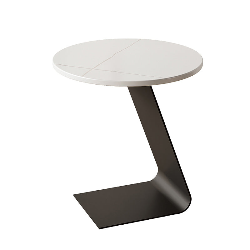 Round Accent Side Table Metal C Side Table Side End Snack Table