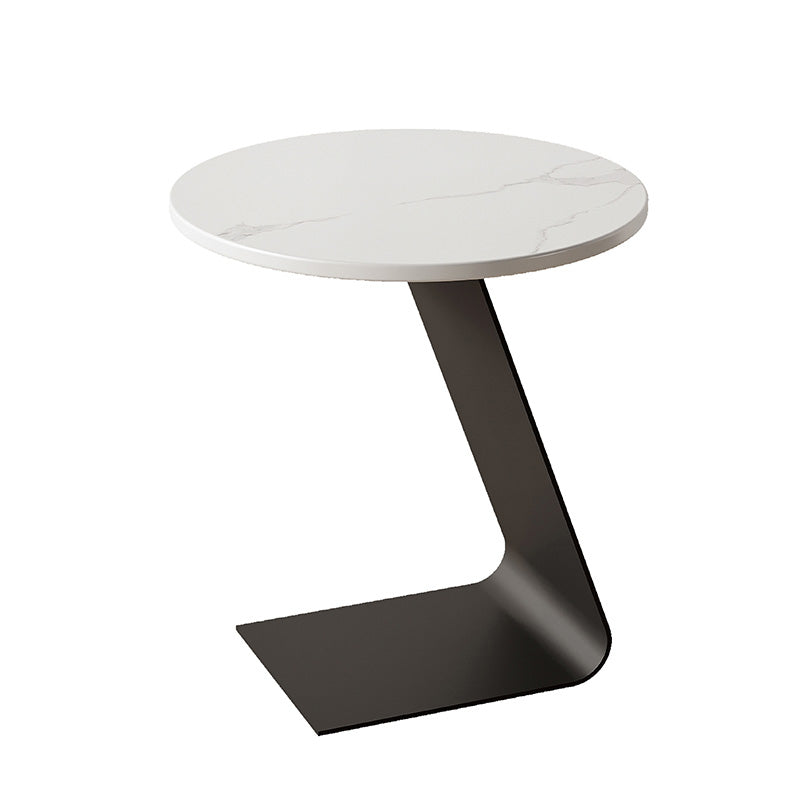 Round Accent Side Table Metal C Side Table Side End Snack Table