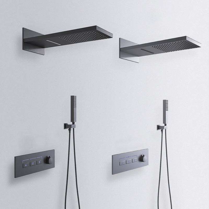 Modern Shower Head Combo Brass Handheld Shower Head Shower Trim