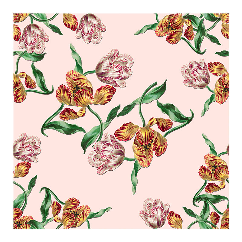 Illustration Plant Decoration Mural Stain Resistant Living Room Wall Mural