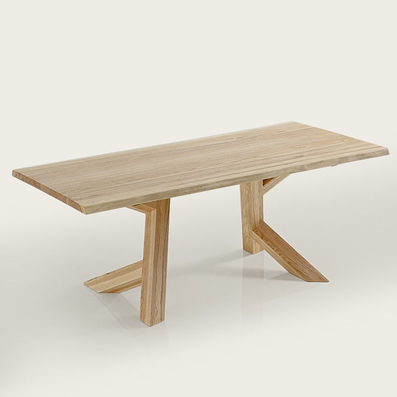 Modern Style Dinette Set 1/2/4/5 Pcs Rectangle Solid Wood Dinette Table with Chair