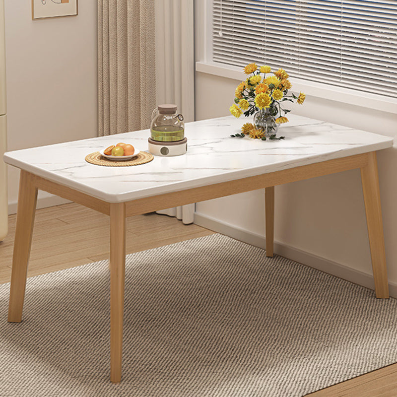 Modern 1/3/5 Pieces Dining Room Table Rectangle Wood Furniture for Home