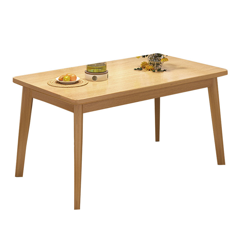 Modern 1/3/5 Pieces Dining Room Table Rectangle Wood Furniture for Home