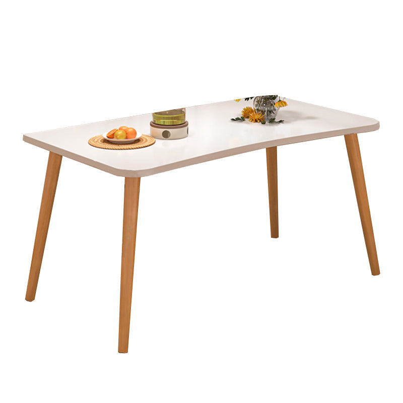 Modern 1/3/5 Pieces Dining Room Table Rectangle Wood Furniture for Home