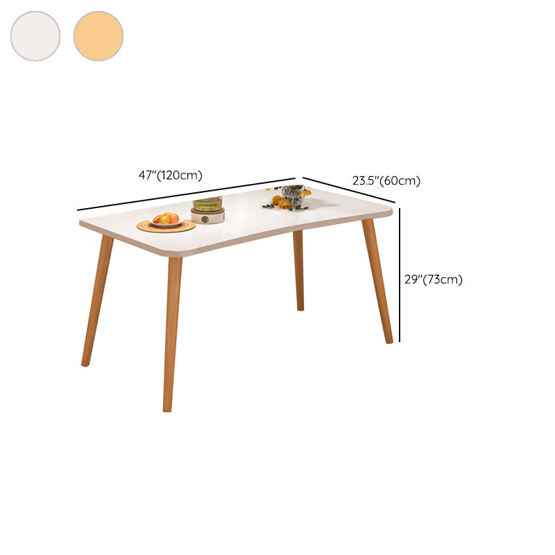 Modern 1/3/5 Pieces Dining Room Table Rectangle Wood Furniture for Home