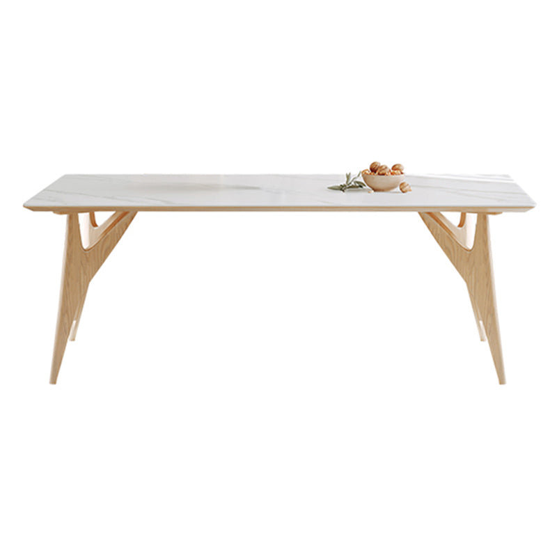 Modern Dining Table Set 1/4/7 Pieces with Wood Base Kitchen Furniture Set