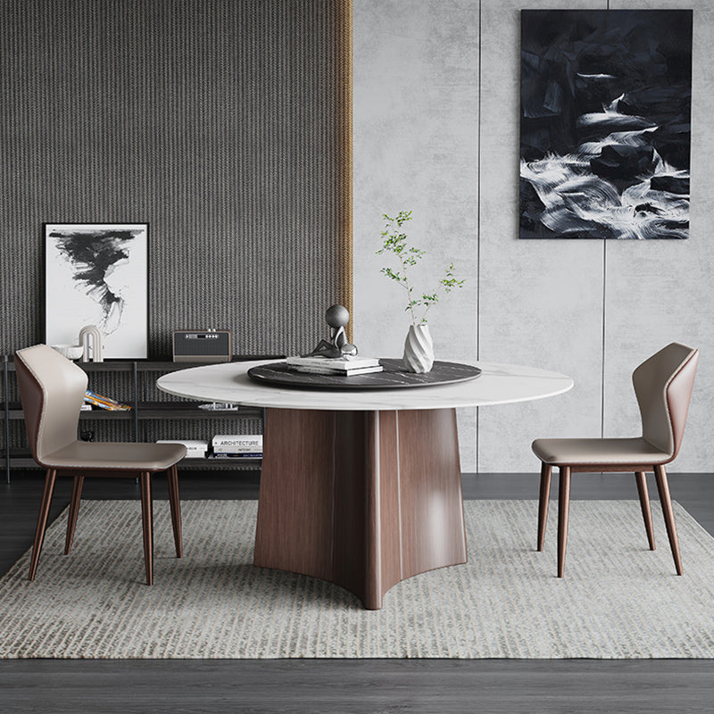 Modern Dining Table Set 1/3/4/7 Pieces with Metal Base Kitchen Furniture Set