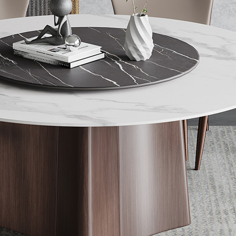 Modern Dining Table Set 1/3/4/7 Pieces with Metal Base Kitchen Furniture Set