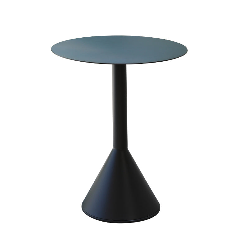 Metal Dining Table Contemporary Bistro Table - 23.62"L x 23.62"W x 29.13"H