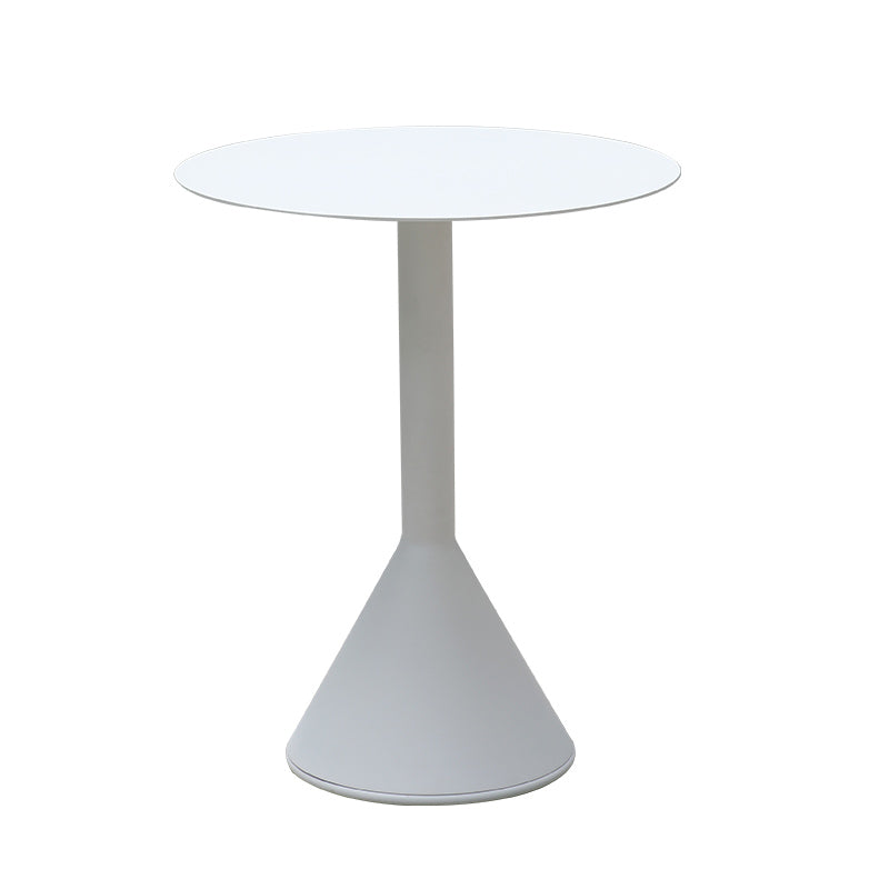 Metal Dining Table Contemporary Bistro Table - 23.62"L x 23.62"W x 29.13"H