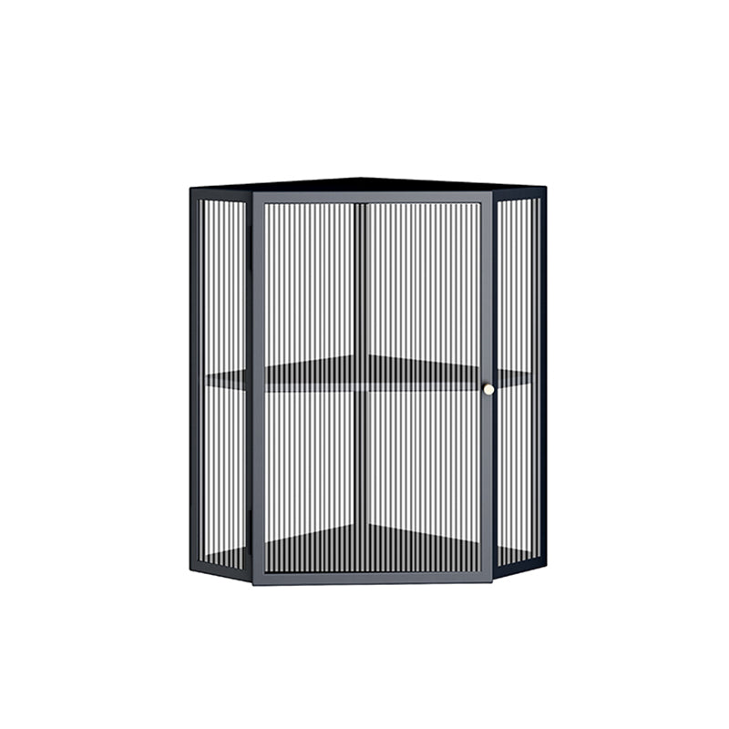 Modern Curio Cabinet Metal Wall Mounted Buffet Cabinet for Dining Room