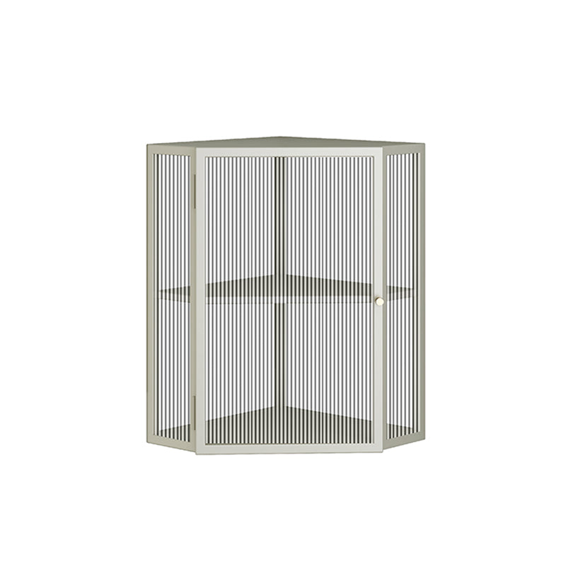 Modern Curio Cabinet Metal Wall Mounted Buffet Cabinet for Dining Room