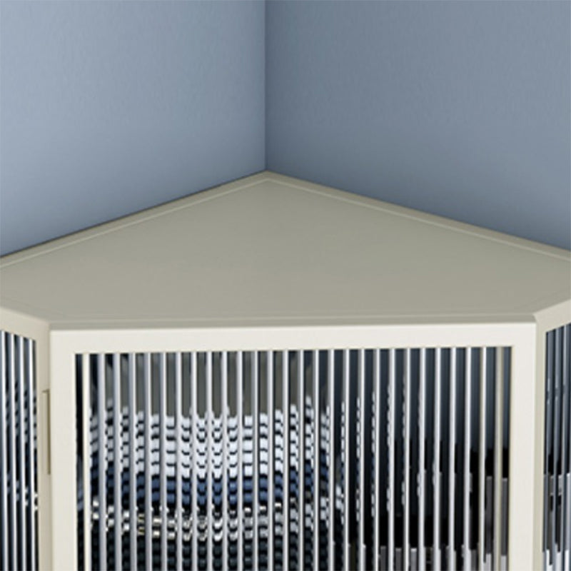 Modern Curio Cabinet Metal Wall Mounted Buffet Cabinet for Dining Room