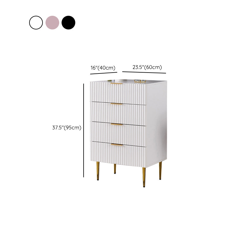 Classic Glam Storage Chest Manufactured Wood Dresser with 2/3/4/5/6 Drawers