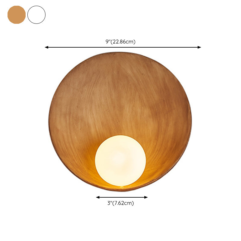 Modern Circular Wall Light Fixture 1 Light Wall Sconce for Bedroom
