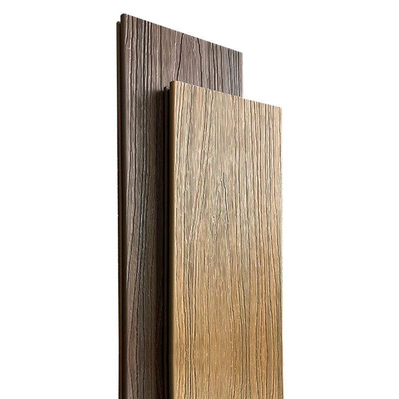 Embossed Composite Deck Plank Nailed Outdoor Patio Deck Tile Kit