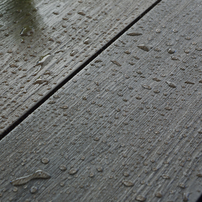 Embossed Composite Deck Plank Nailed Outdoor Patio Deck Tile Kit