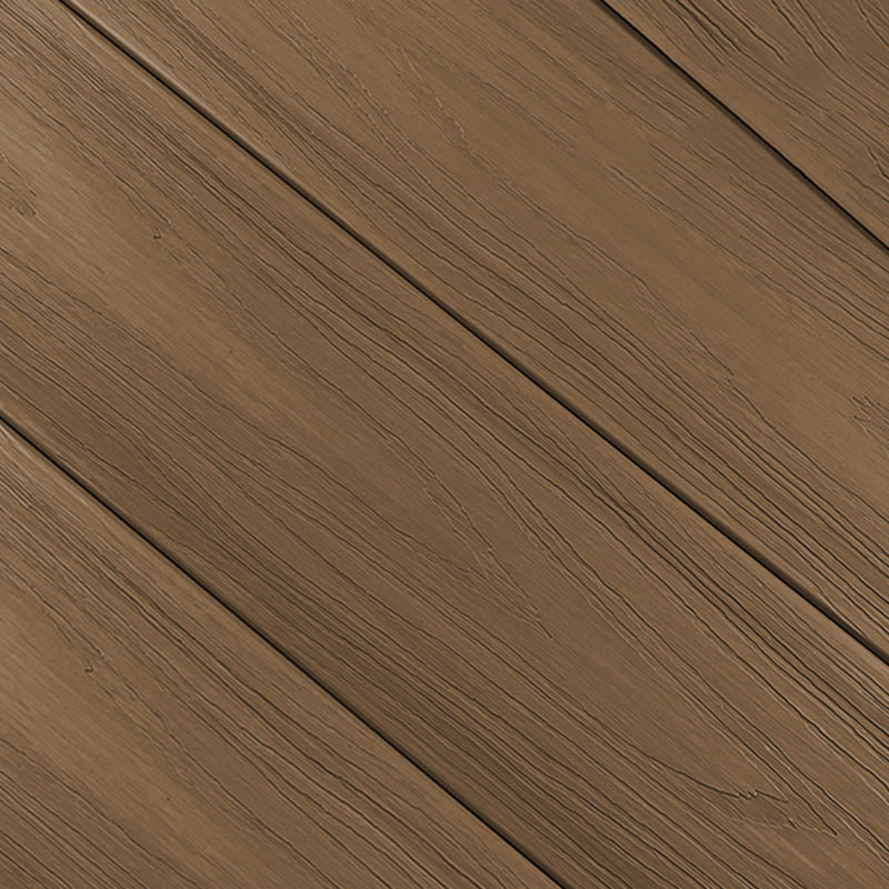 Embossed Composite Deck Plank Nailed Outdoor Patio Deck Tile Kit