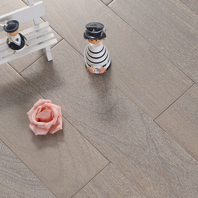 Contemporary Style Wooden Wall Planks Wire Brushed Side Trim Piece