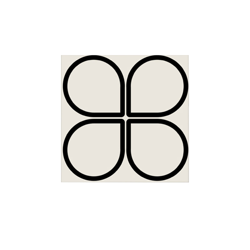 Pattern Printing Peel & Stick Tile Square Water Resistant Single Tile