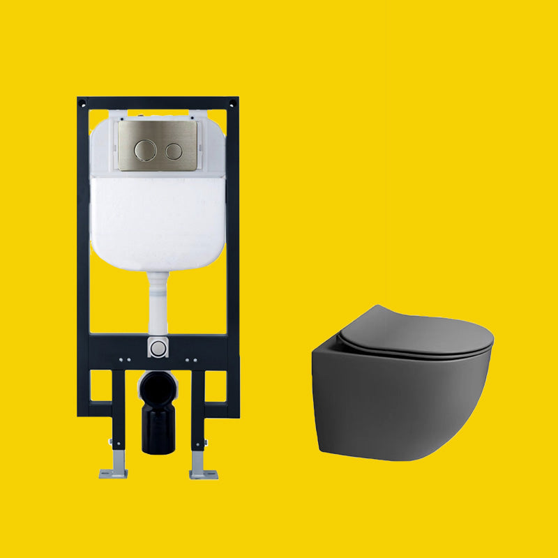 Contemporary Wall Hung Flush Toilet Ceramic Urine Toilet for Bathroom