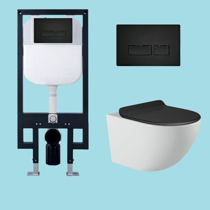 Contemporary Wall Hung Flush Toilet Ceramic Urine Toilet for Bathroom