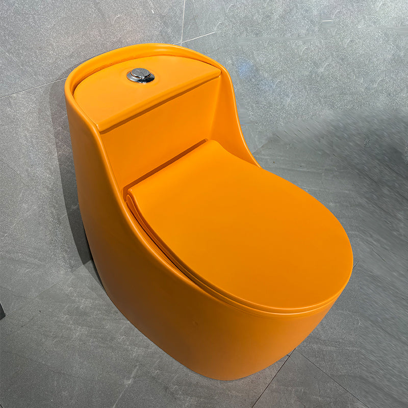 Contemporary Siphon Jet Toilet Floor Mount Urine Toilet for Washroom