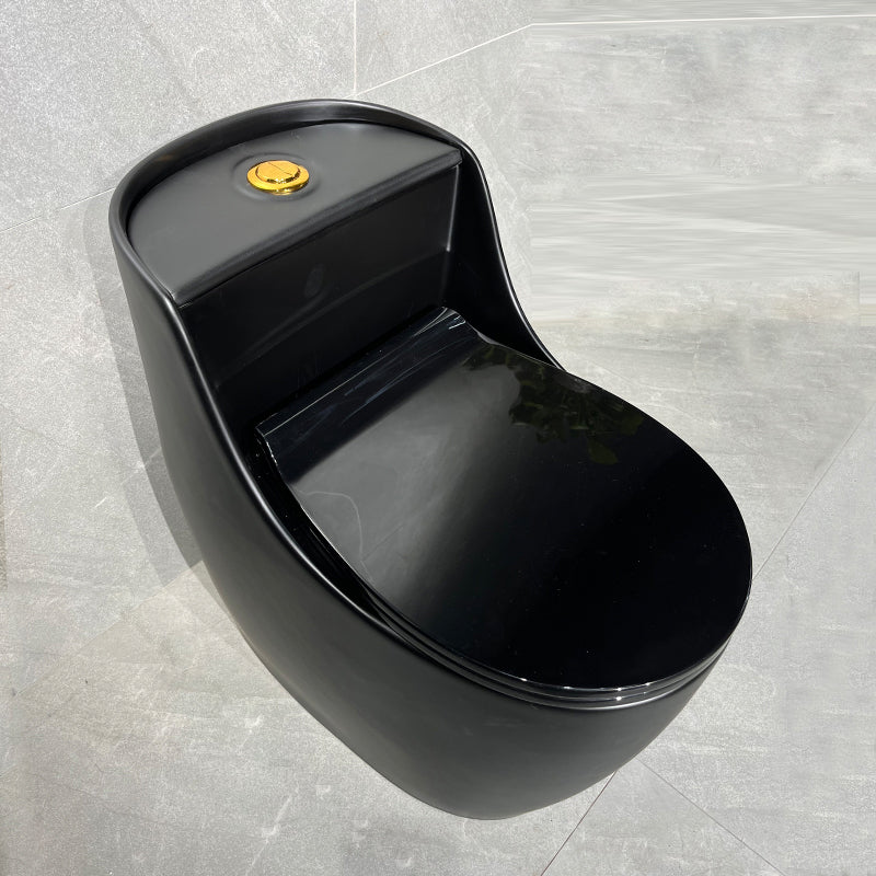 Contemporary Siphon Jet Toilet Floor Mount Urine Toilet for Washroom