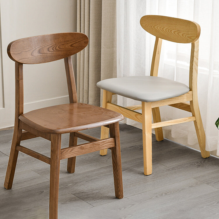 Traditional Kitchen Dining Chairs Solid Wood Open Back Side Chair
