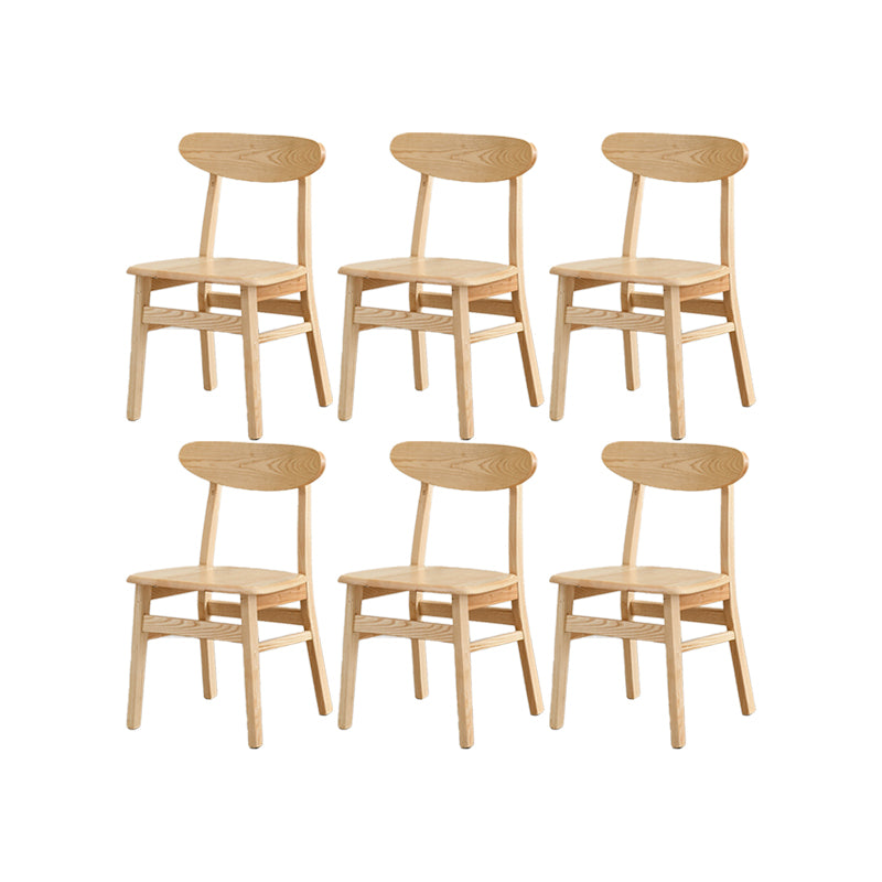 Traditional Kitchen Dining Chairs Solid Wood Open Back Side Chair