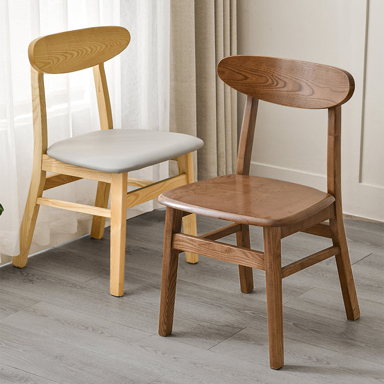 Traditional Kitchen Dining Chairs Solid Wood Open Back Side Chair
