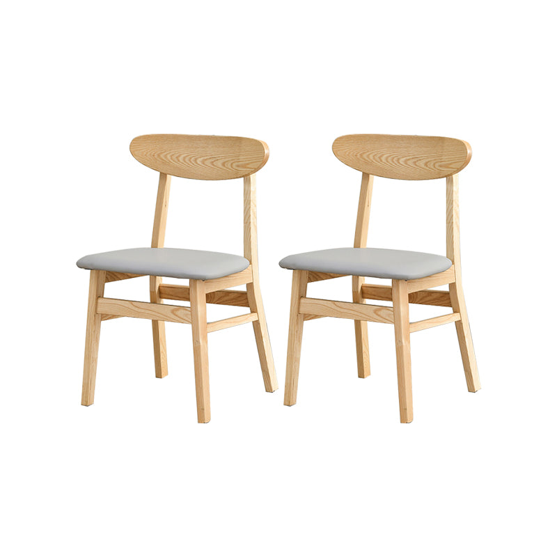 Traditional Kitchen Dining Chairs Solid Wood Open Back Side Chair