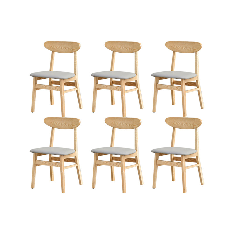 Traditional Kitchen Dining Chairs Solid Wood Open Back Side Chair