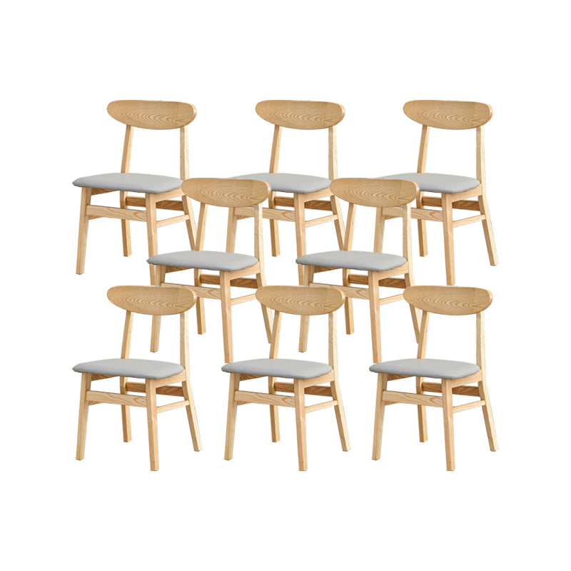 Traditional Kitchen Dining Chairs Solid Wood Open Back Side Chair