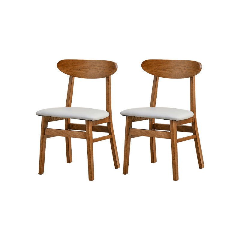 Traditional Kitchen Dining Chairs Solid Wood Open Back Side Chair