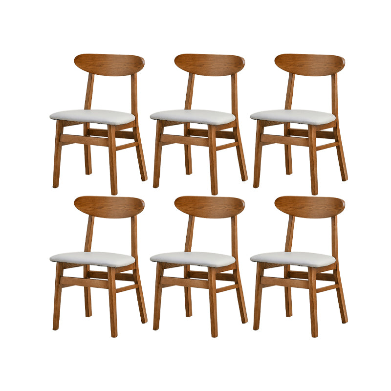 Traditional Kitchen Dining Chairs Solid Wood Open Back Side Chair