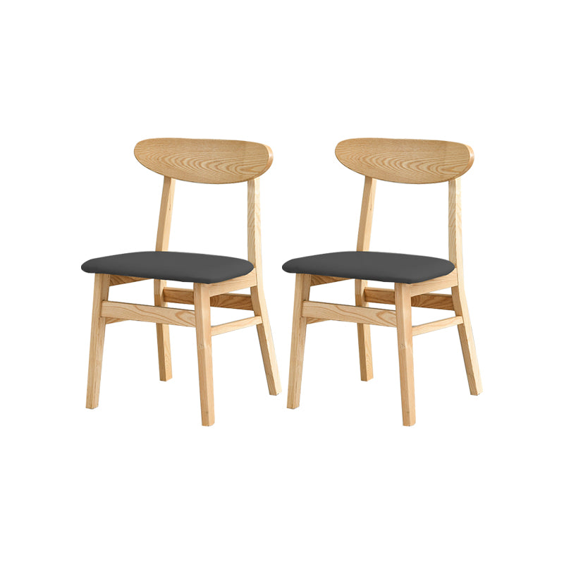 Traditional Kitchen Dining Chairs Solid Wood Open Back Side Chair