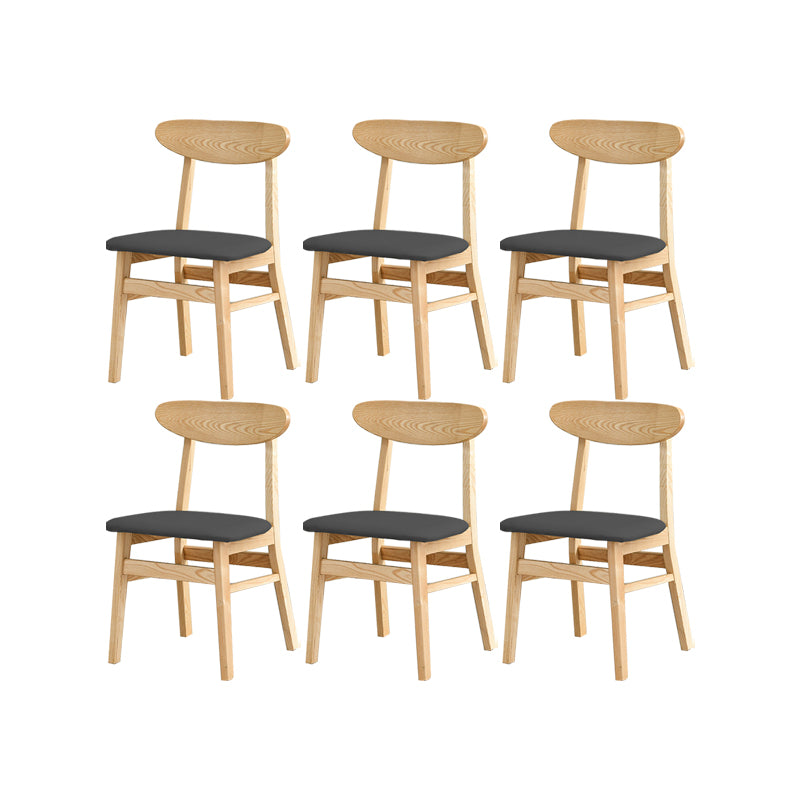 Traditional Kitchen Dining Chairs Solid Wood Open Back Side Chair