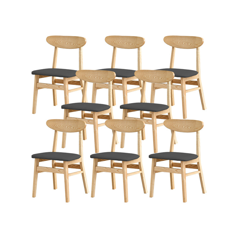 Traditional Kitchen Dining Chairs Solid Wood Open Back Side Chair