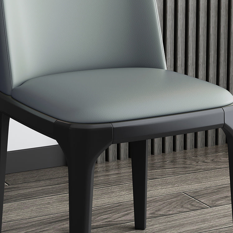 Modern Style Parsons Chairs Faux Leather Dining Chair for Dining Room