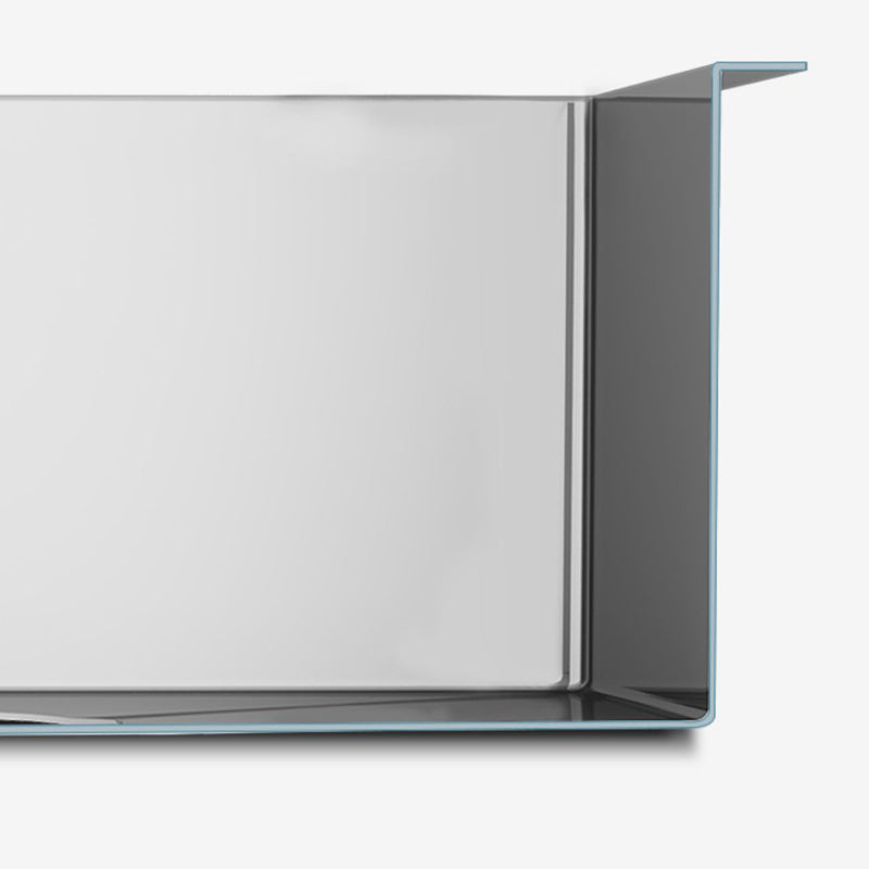 Stainless Steel Kitchen Sink Rectangular Shape Kitchen Sink with 1-Bowl