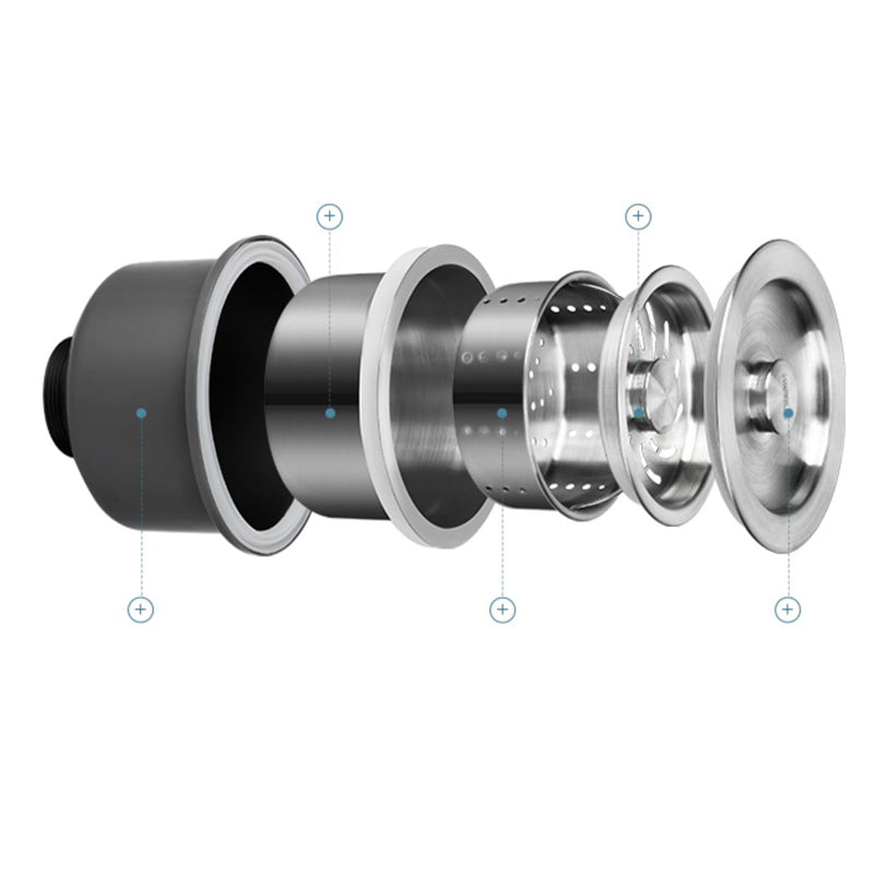 Stainless Steel Kitchen Sink Rectangular Shape Kitchen Sink with 1-Bowl