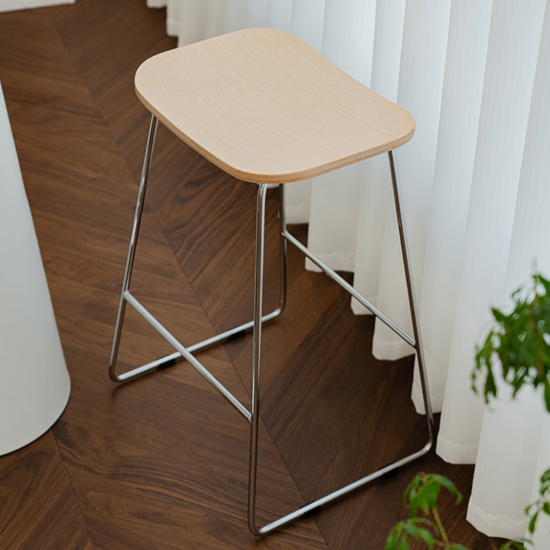 Industrial Metal Counter Stools Saddle Seat Counter Stool for Living Room