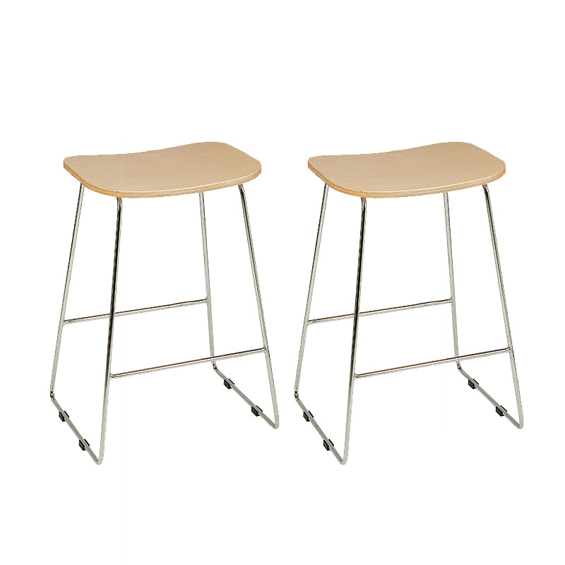 Industrial Metal Counter Stools Saddle Seat Counter Stool for Living Room