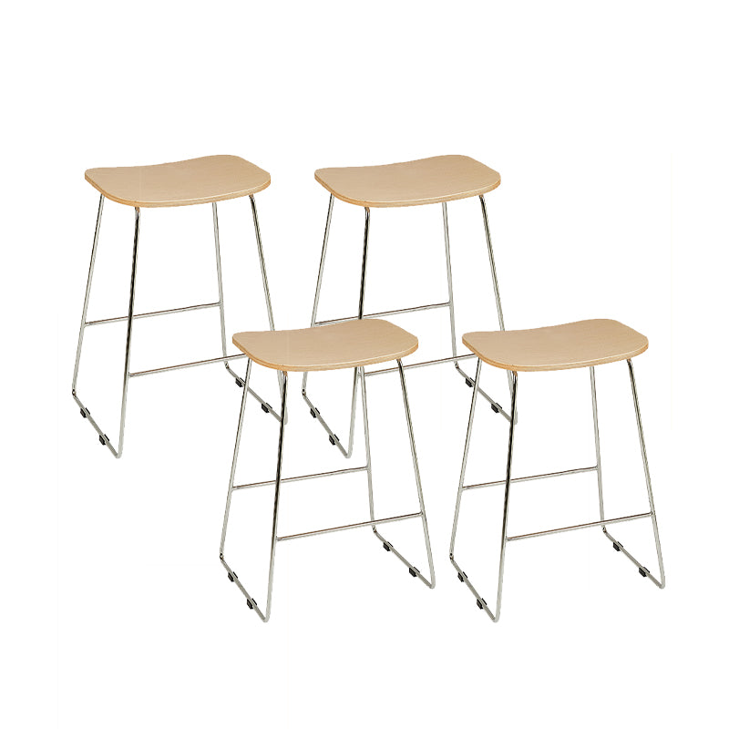 Industrial Metal Counter Stools Saddle Seat Counter Stool for Living Room