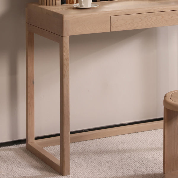 Traditional Bedroom Makeup Vanity Desk Table Solid Wood Vanity Dressing Table