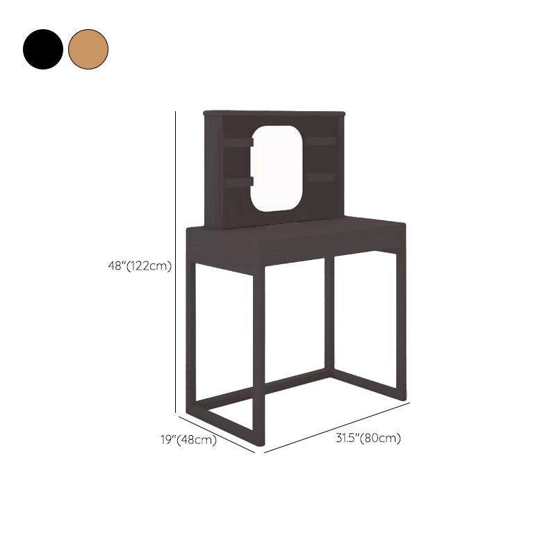 Traditional Bedroom Makeup Vanity Desk Table Solid Wood Vanity Dressing Table