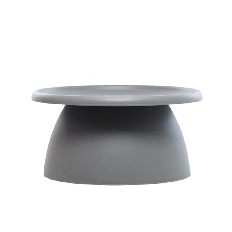 Glam Corner Table Plastic Round Pedestal Side End Snack Table